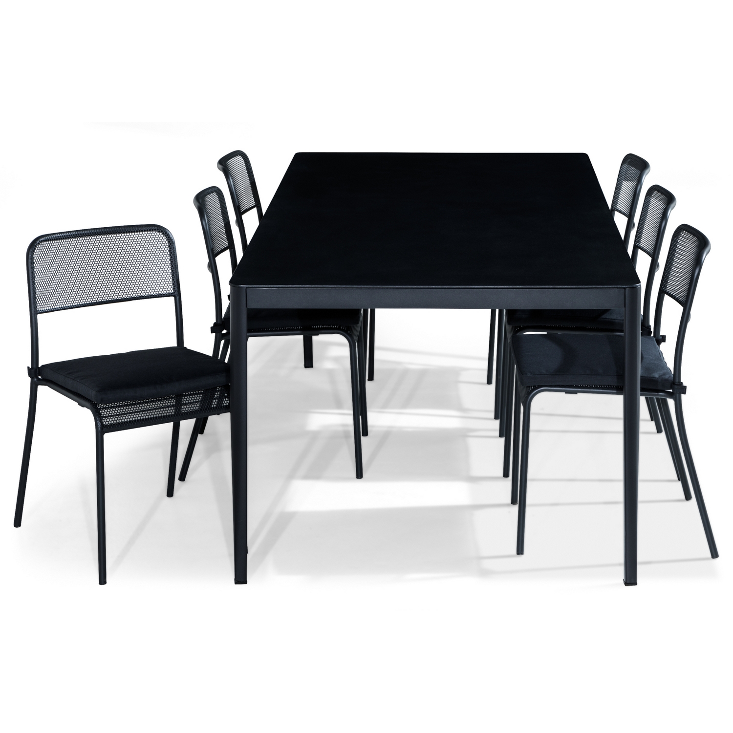 Matgrupp Comfort Garden Alex 200x100 med 6 Stolar Logan Matgrupp Comfort Garden Alex 200x100 med 6 Stolar Logan