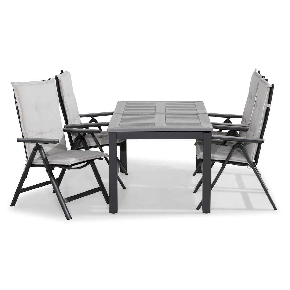 Trädgårdsgrupp Comfort Garden Monaco Matgrupp Utomhus 152-210x90+4 Monaco Light Positionsstol Dyna