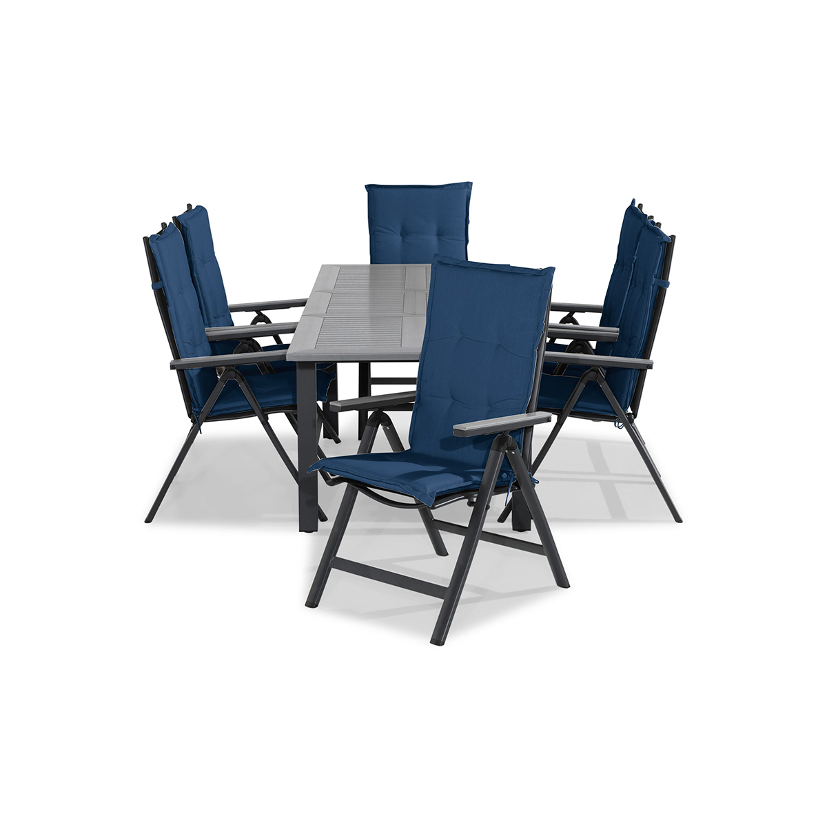 Trädgårdsgrupp Comfort Garden Monaco Matgrupp Utomhus 152-210x90+6 Monaco Light Positionsstol Dyna