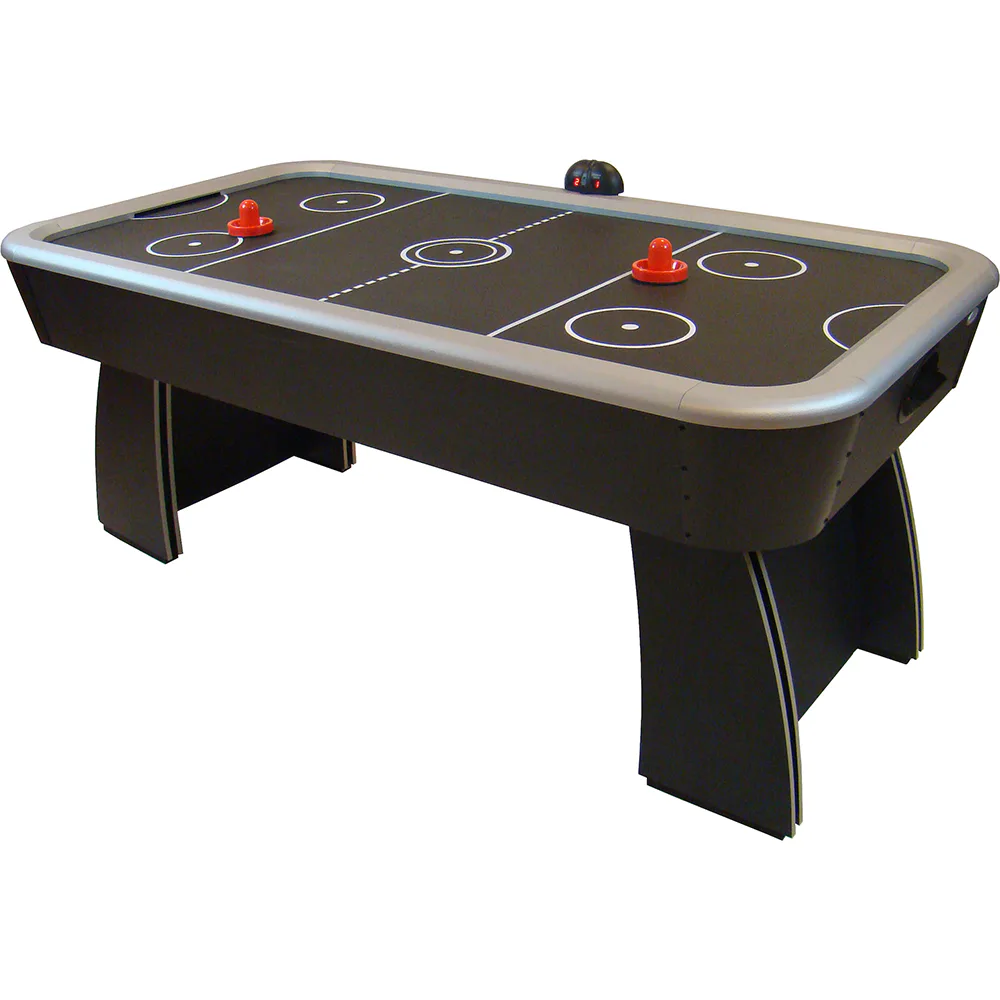 Airhockeybord Gamesson Spectrum Black med Försärkt Benkonstruktion