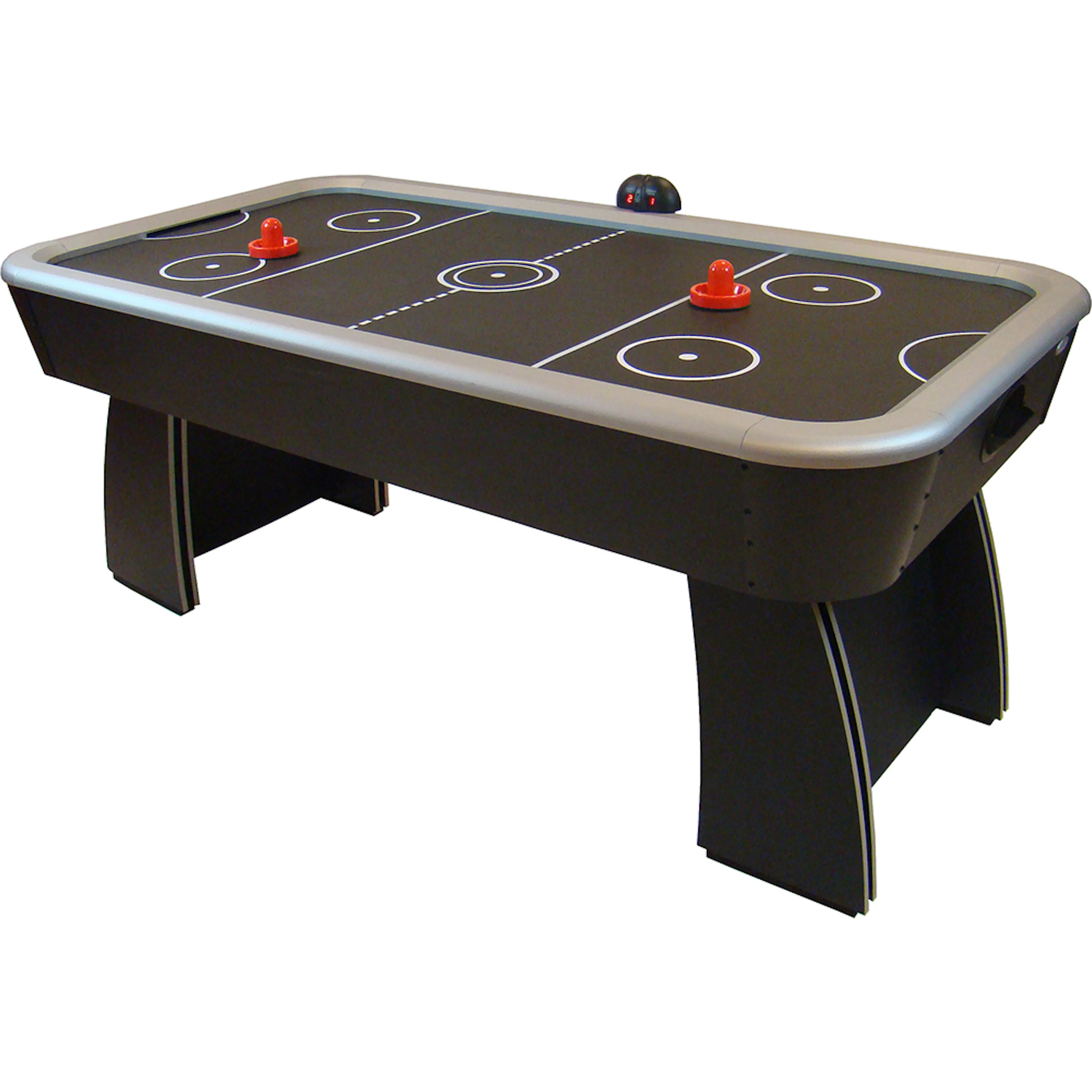 Airhockeybord Gamesson Spectrum Black med Försärkt Benkonstruktion