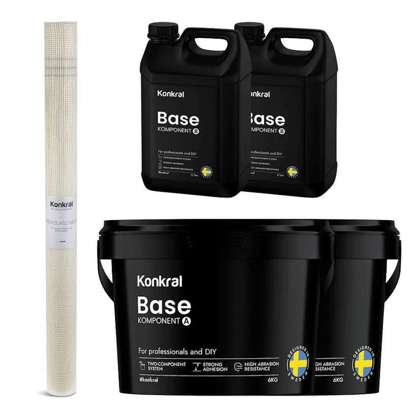Förberedelsepaket Konkral För Microcement Kakel & Klinker 50 kvm