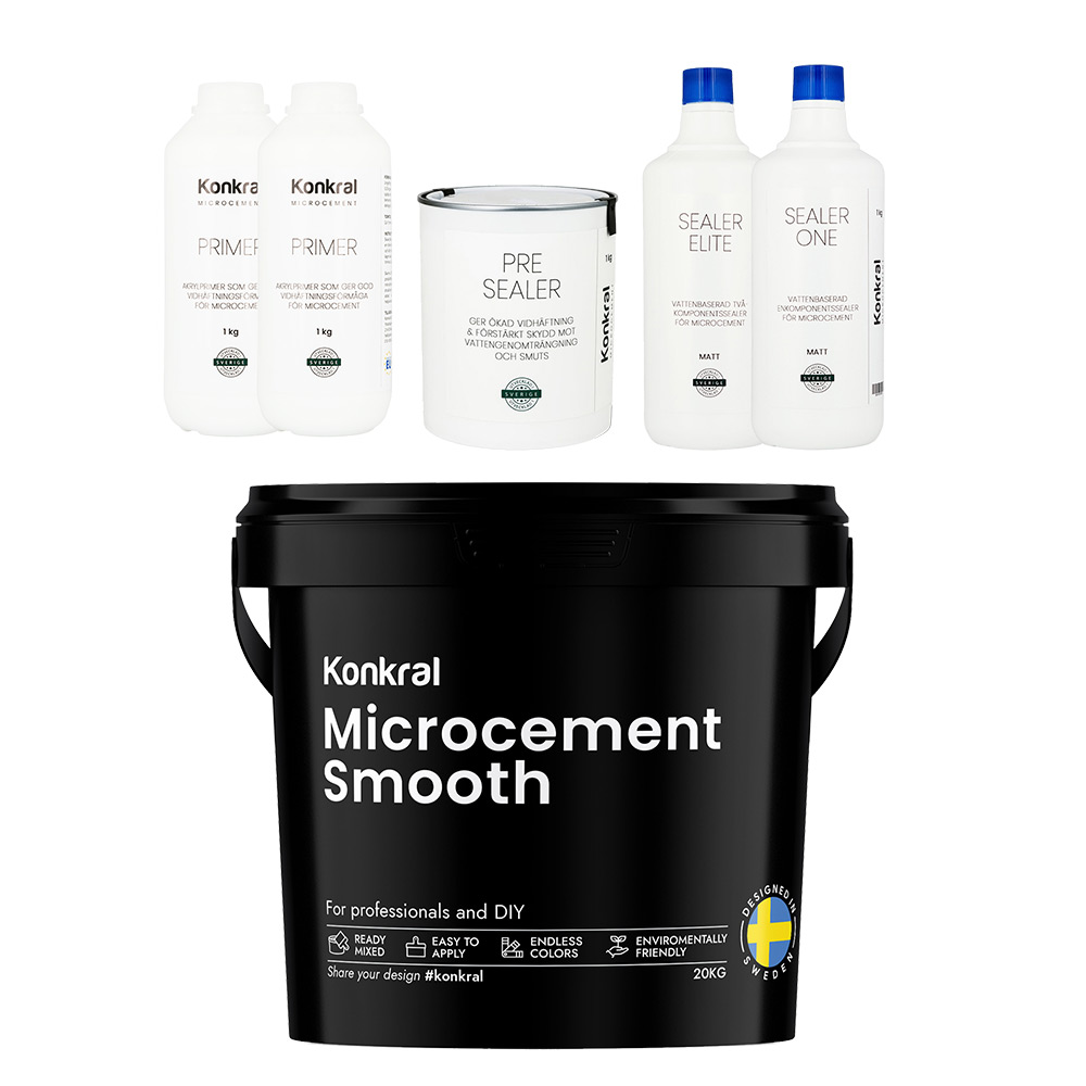Microcement Konkral Komplett Paket