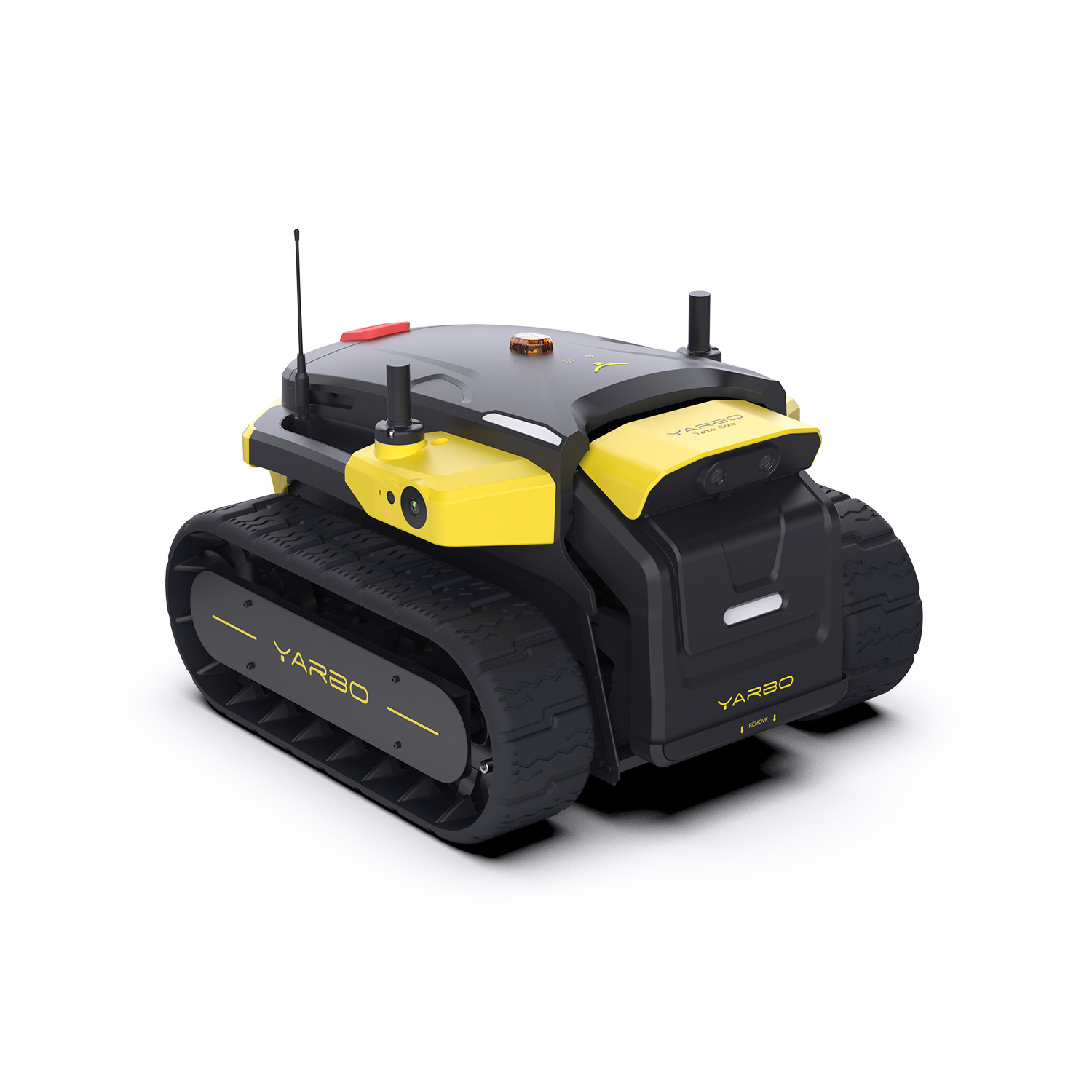 Robot Yarbo Core med Gräsklipparmodul och Snöslungemodul