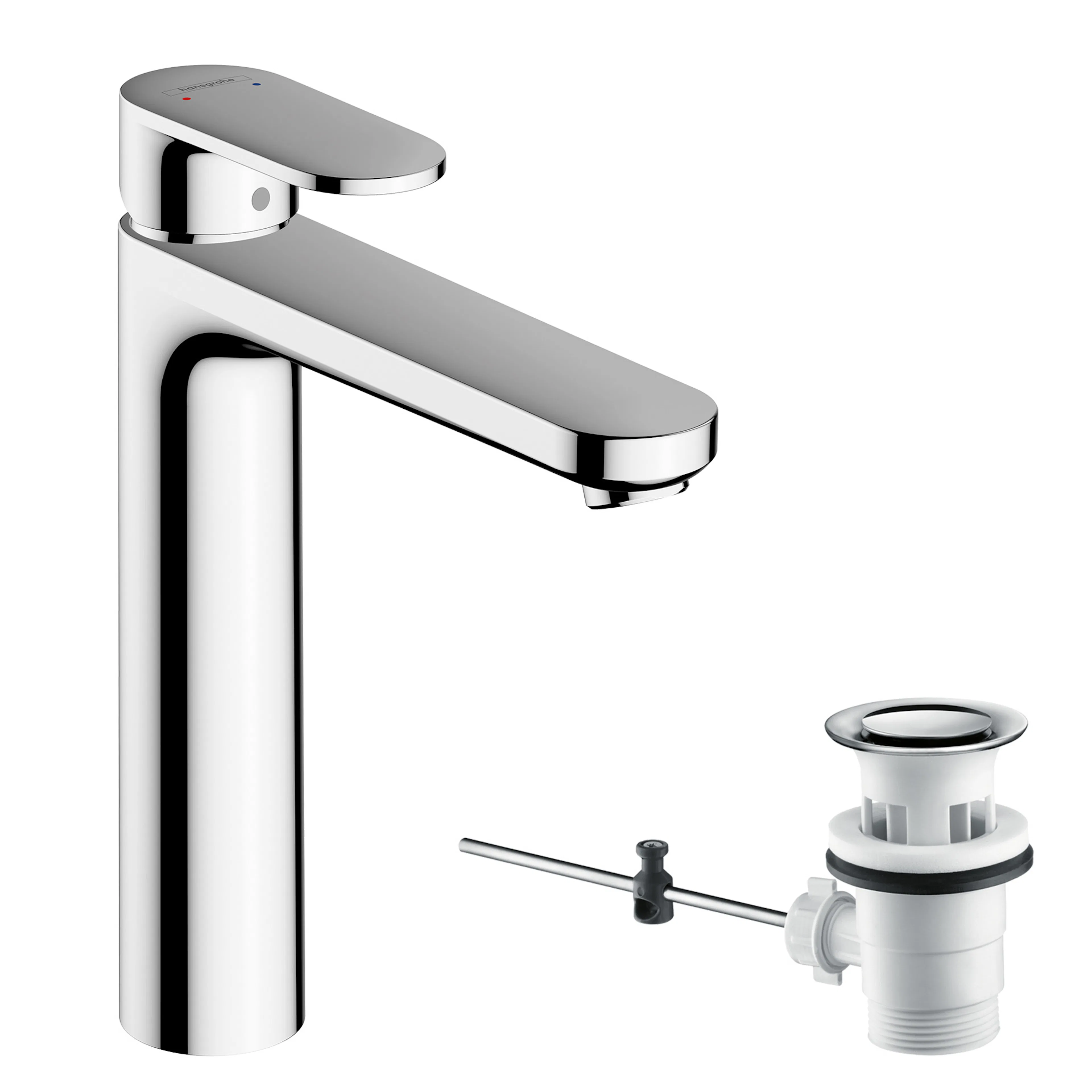 Tvättställsblandare Hansgrohe Vernis Blend 190 med Lyftventil