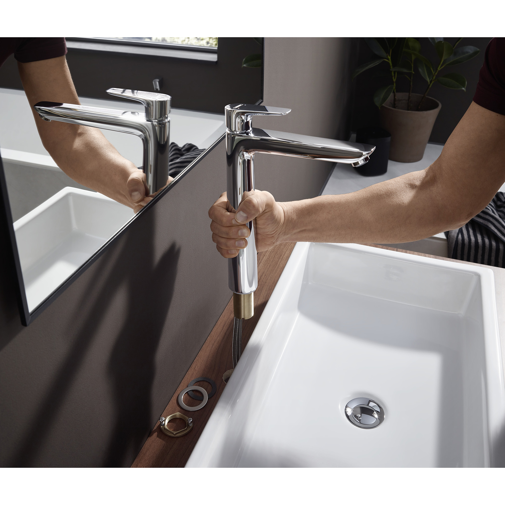 Tvättställsblandare Hansgrohe Talis E 240