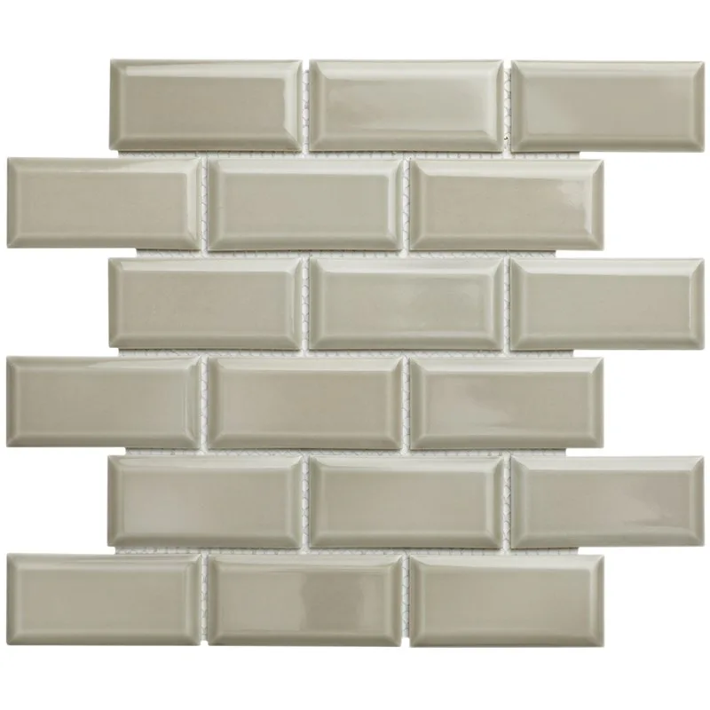 Kakel Konradssons Metro Lightgrey Ljusgrå Blank 5x10 cm