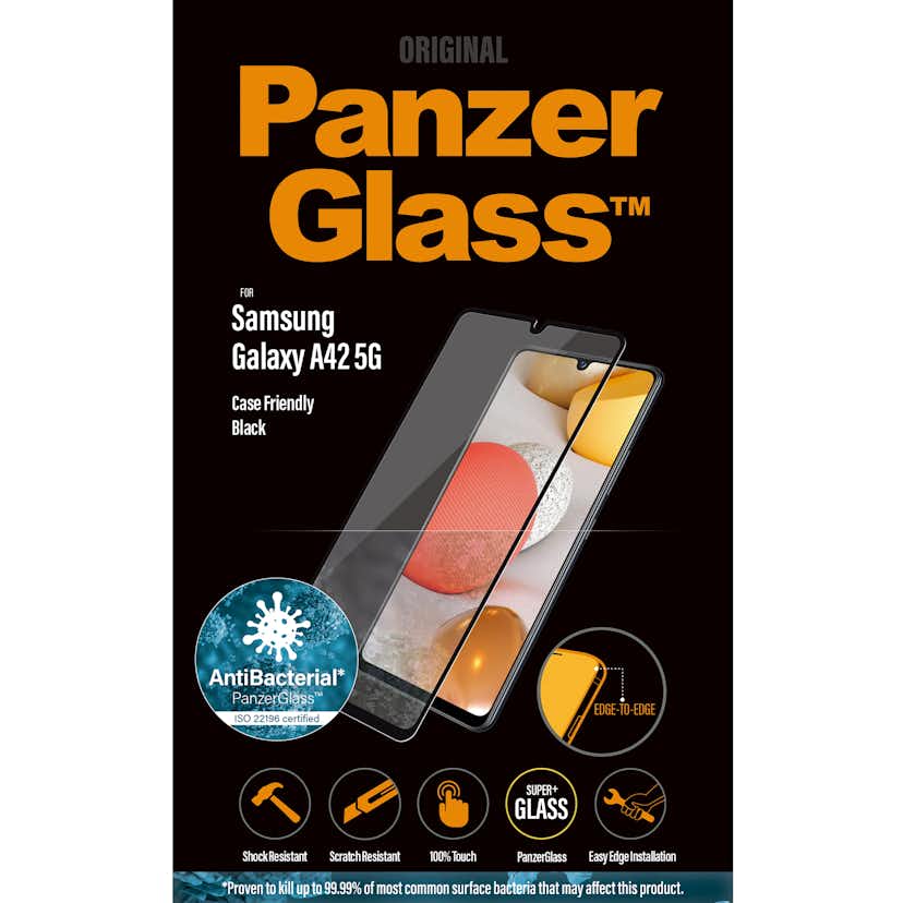 Skärmskydd Panzerglass Samsung Galaxy A42 5G Case Friendly