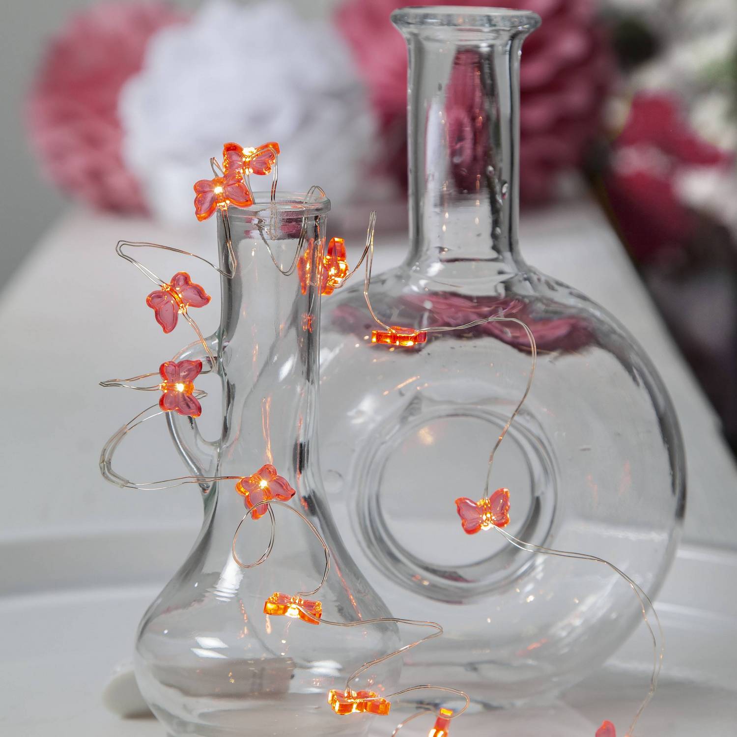 Ljusslinga Star Trading Butterfly Batteridriven LED-slinga