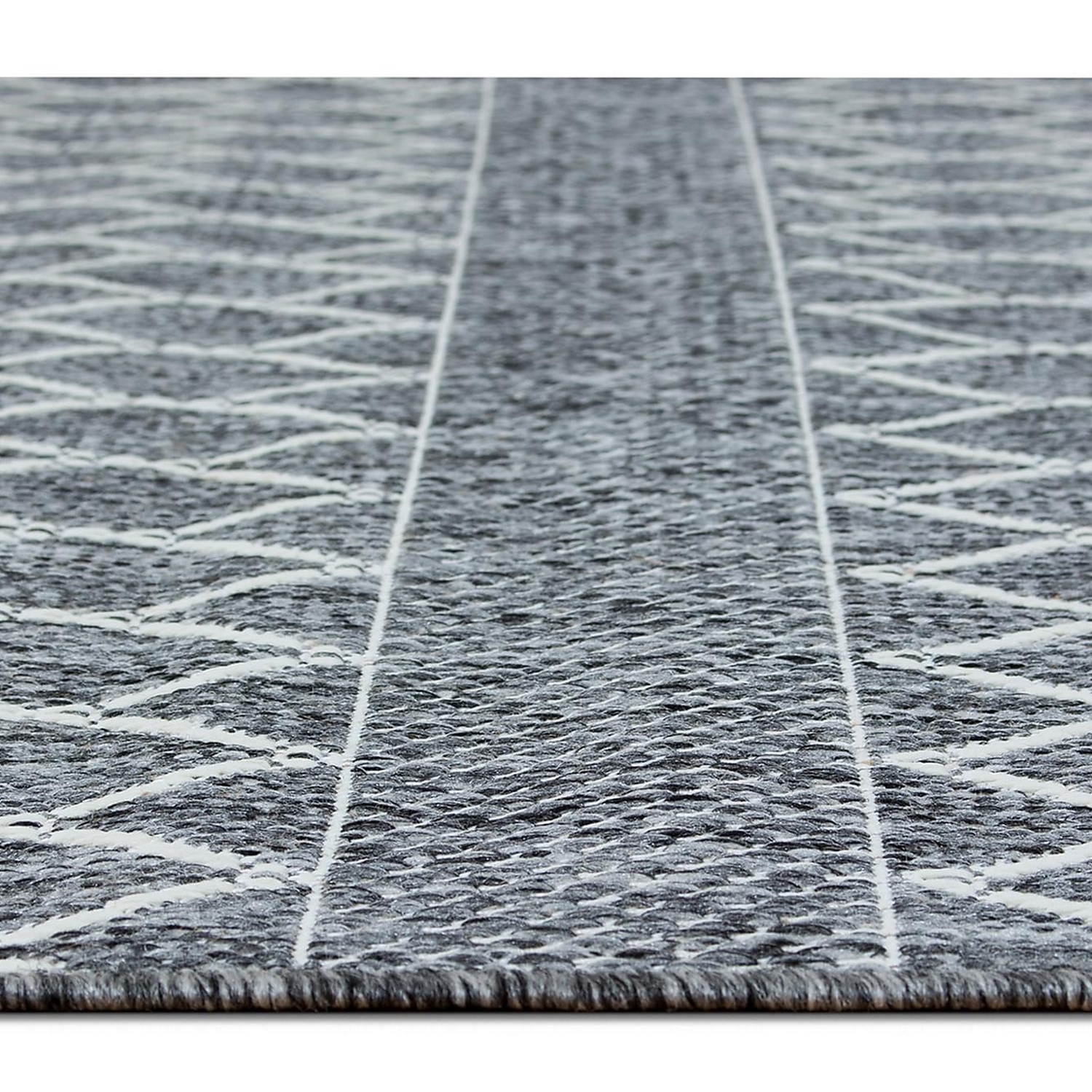 Flatvävd Matta KM Carpets Madrid Bell Grå