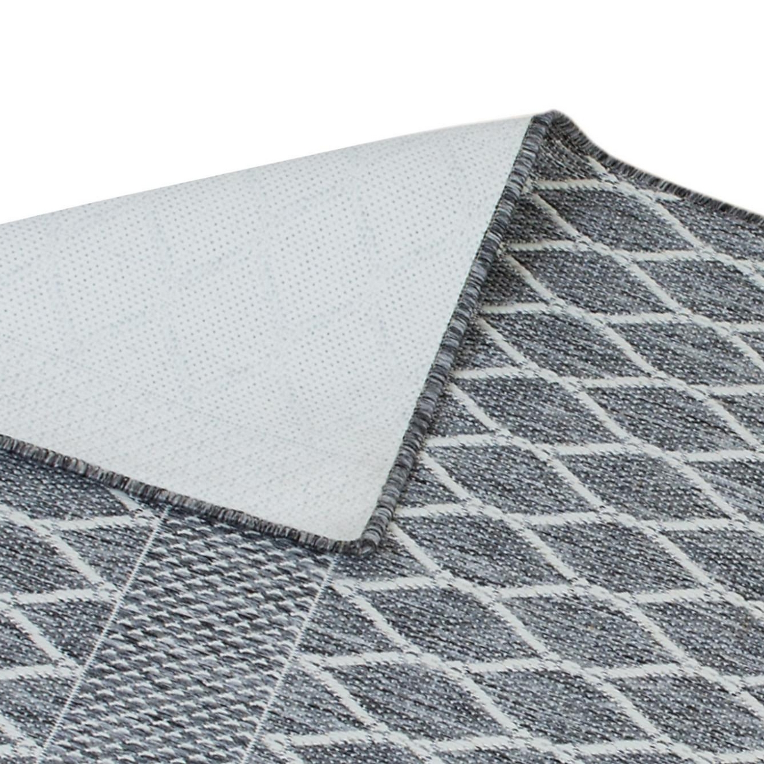 Flatvävd Matta KM Carpets Madrid Bell Grå