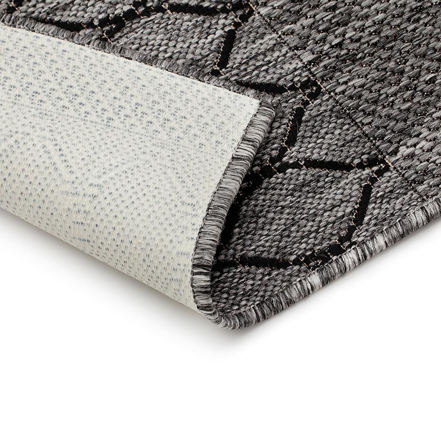 Flatvävd Matta KM Carpets Madrid Bell Grå