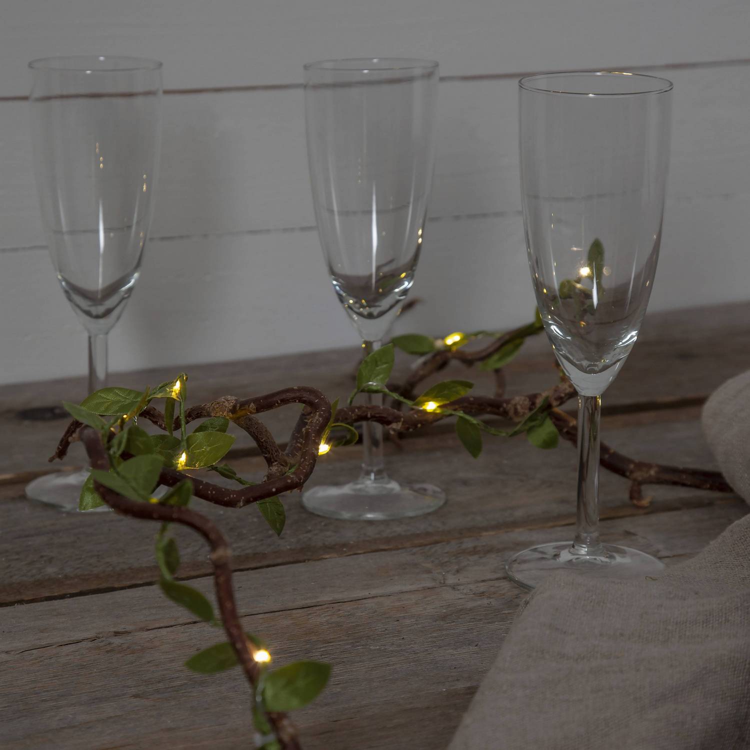 Ljusslinga Star Trading Leaf Batteridriven LED-slinga