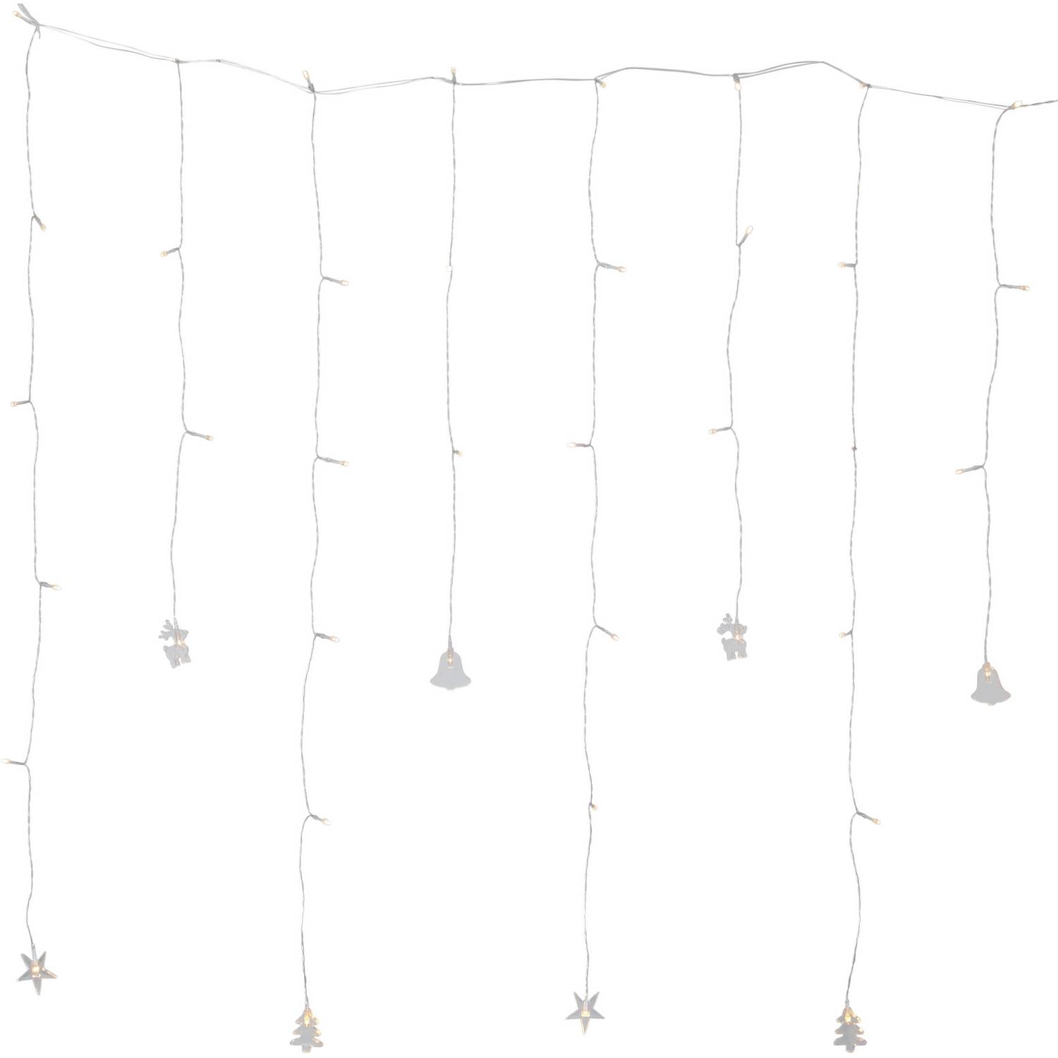 Ljusgardin Star Trading Decy Hängande Gardinslinga LED