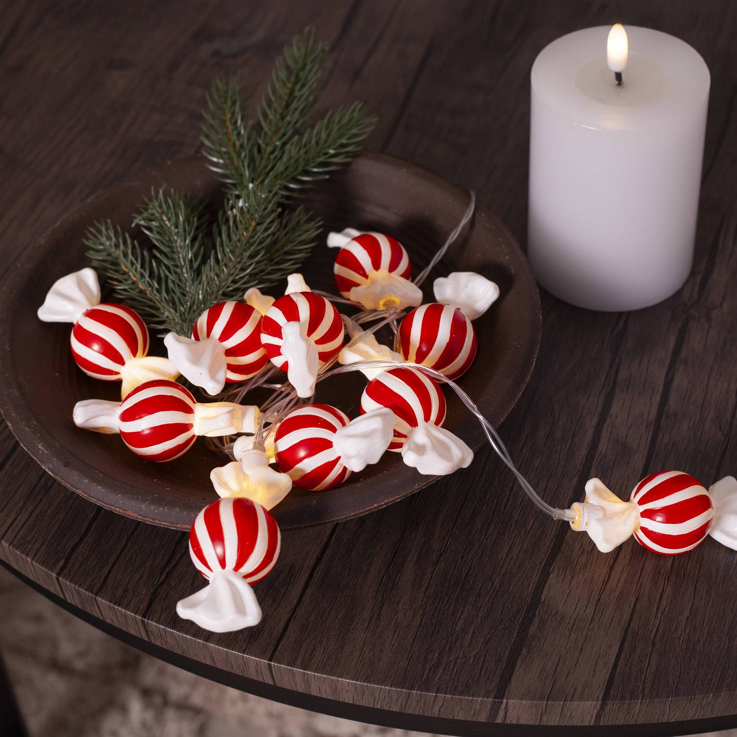 Ljusslinga Star Trading Bonbon Batteridriven LED-slinga