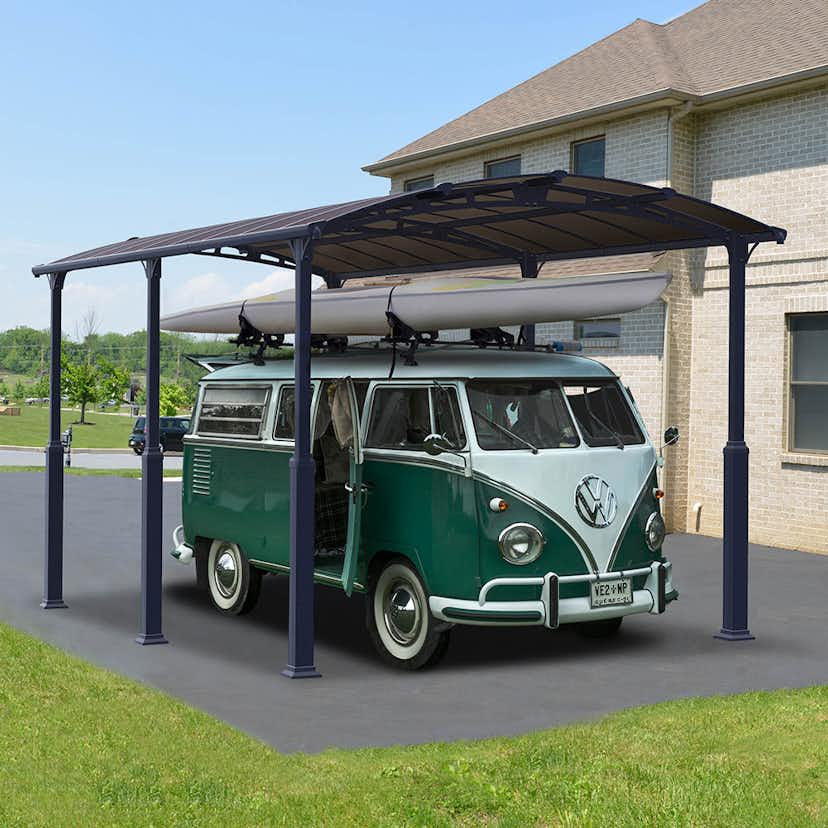 Carport Canopia by Palram Alpine I Metall För Husbil 3,6x6,5 m