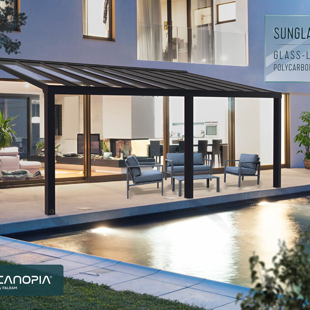 Altantak Canopia by Palram Stockholm