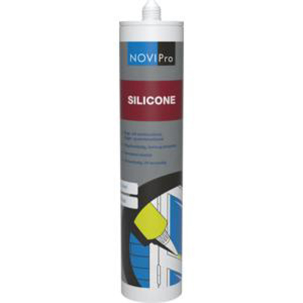 Byggsilikon NOVIPro 310 ml Vit