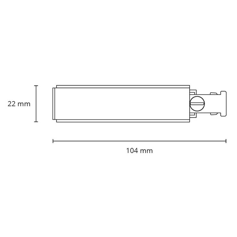 Elanslutning SG ARMATUREN Slim Zip