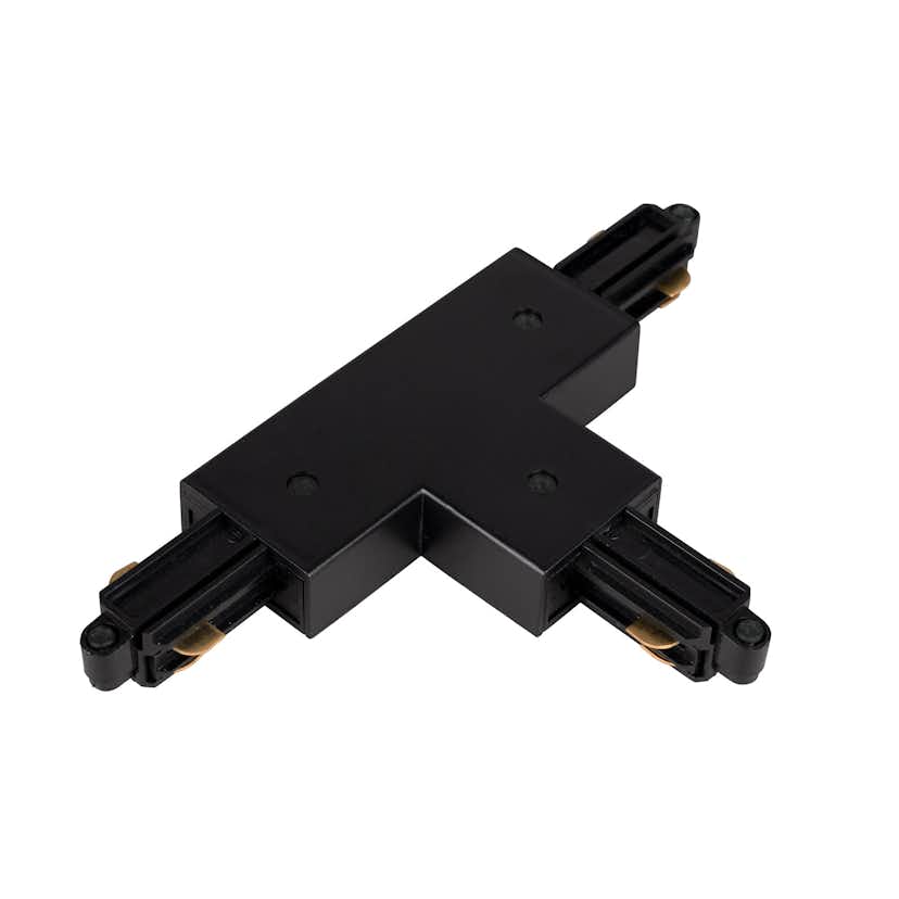 T-anslutning Hide-a-lite LiteTrac 1-Fas Inner Svart