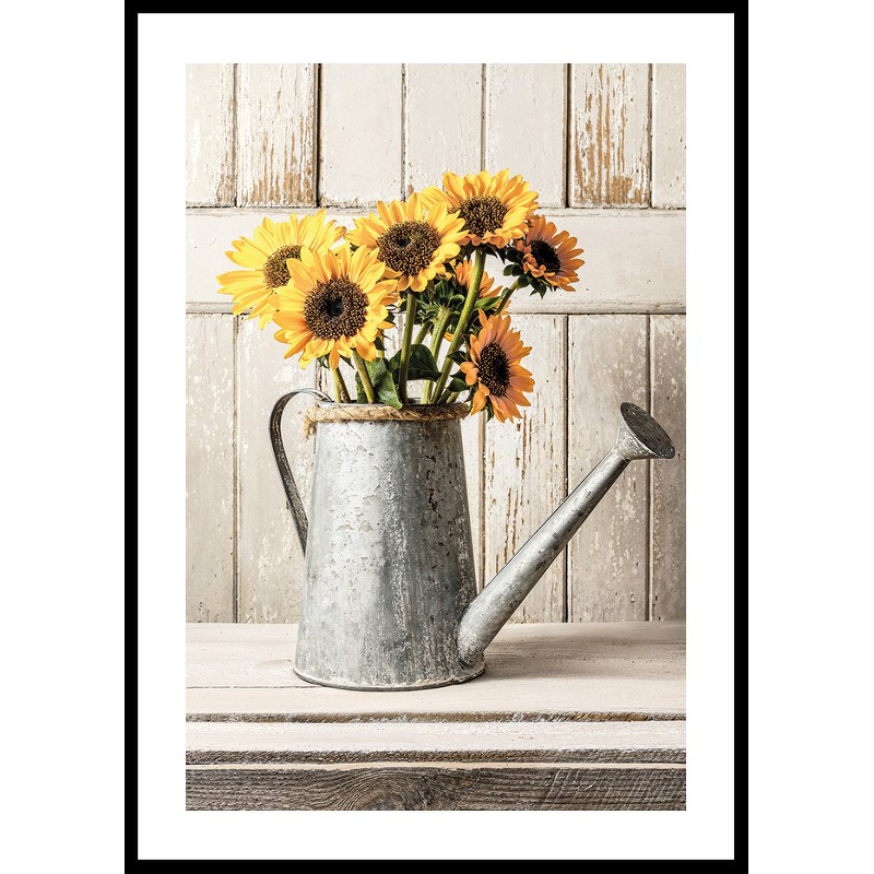 Poster Gallerix Rustic Sunflowers