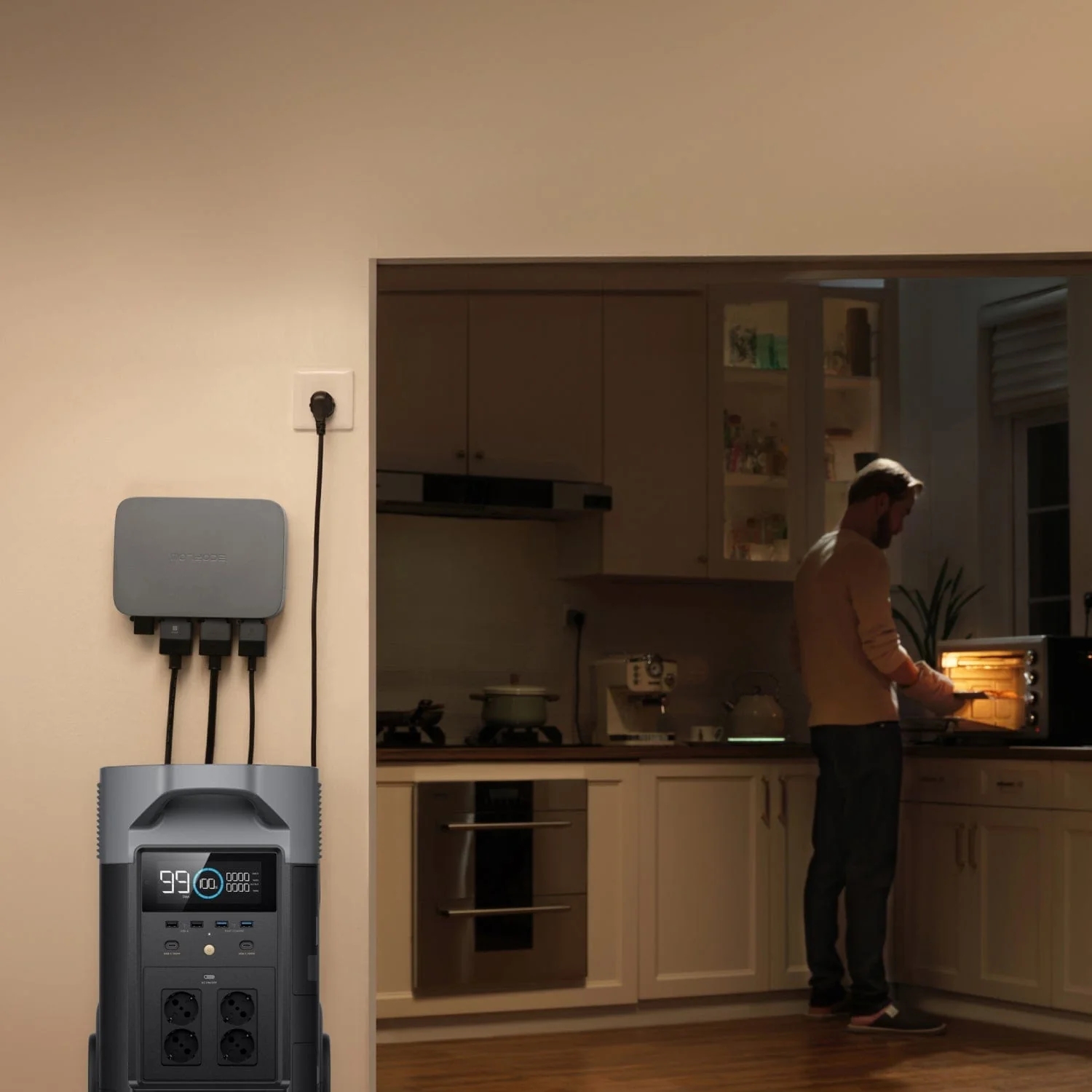 Powerstation Ecoflow Delta Pro Kapacitet 3600 Wh