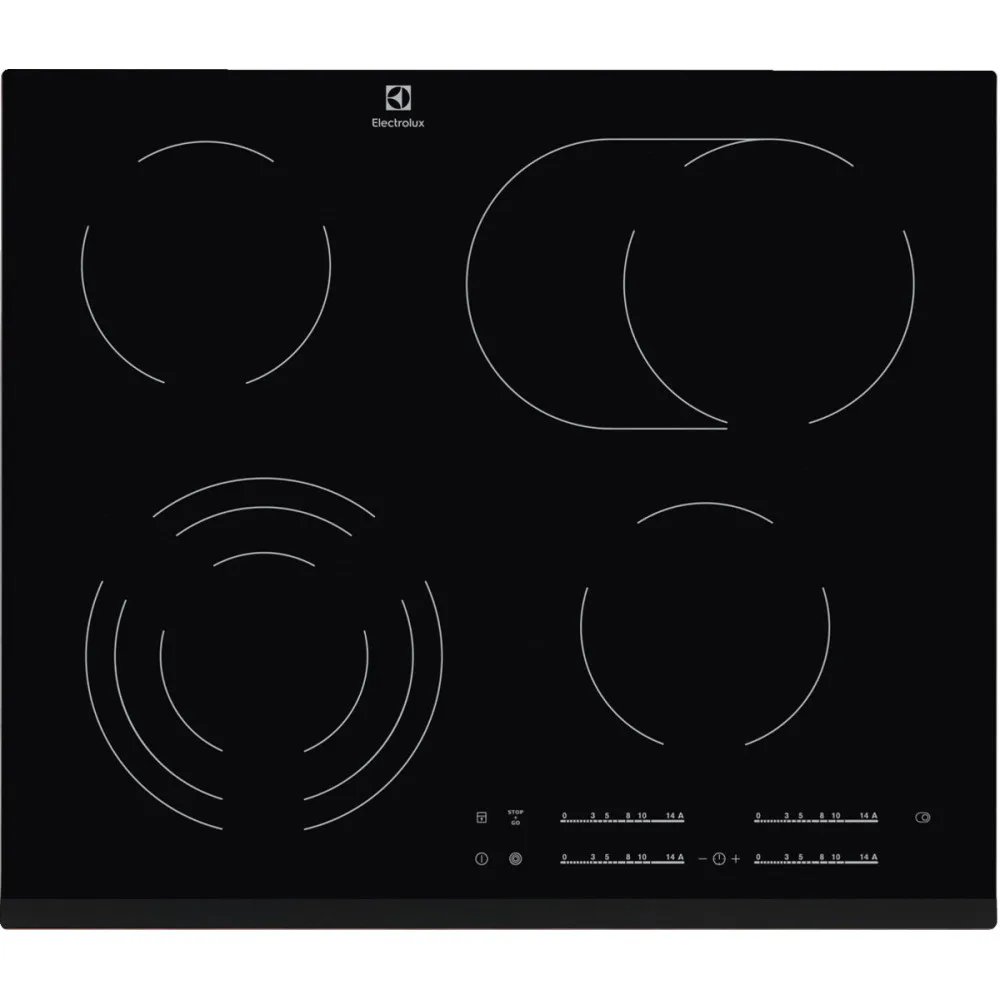 Glaskeramikhäll Electrolux HOC650F 300 60 cm