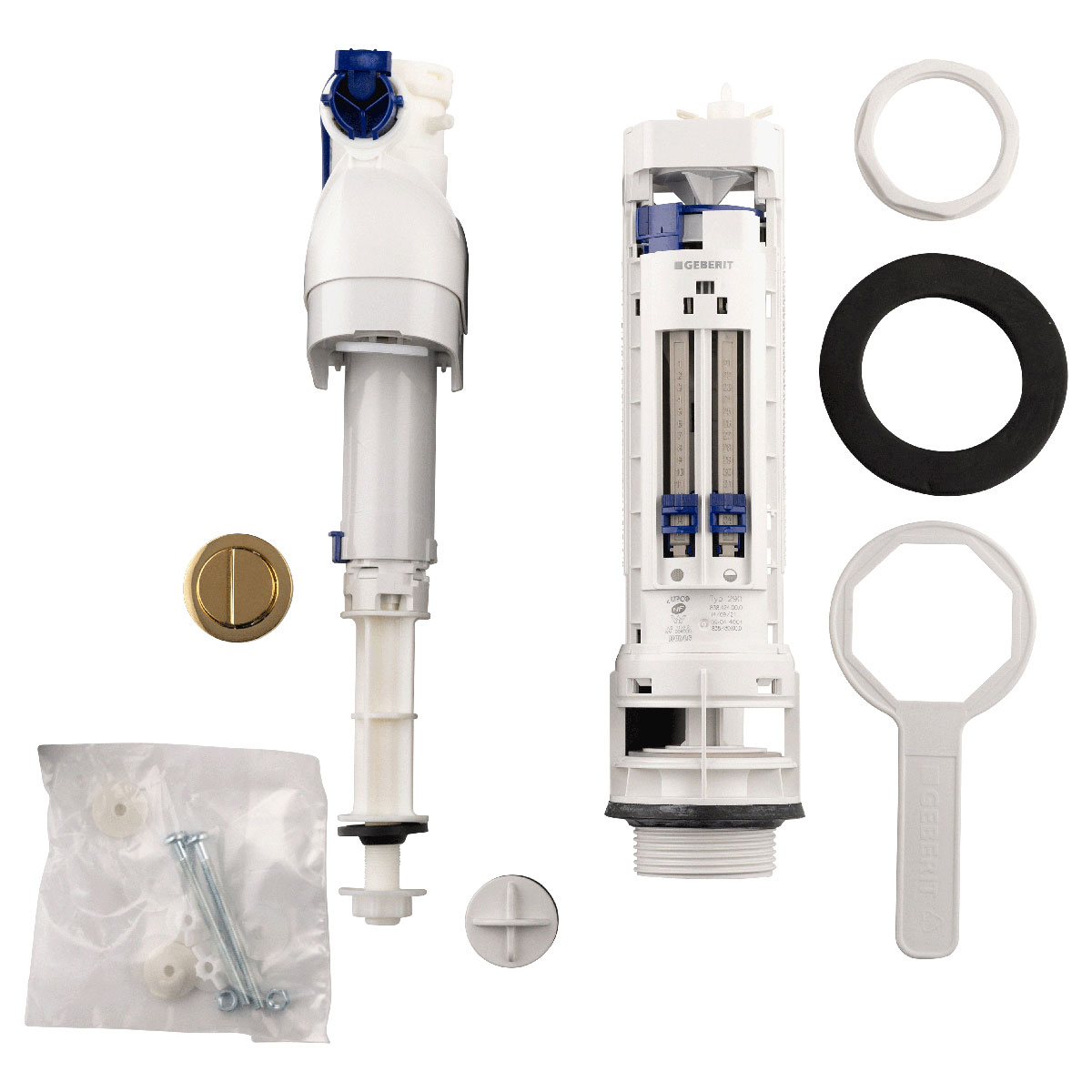 Spolknapp Lavabo Geberit Guld