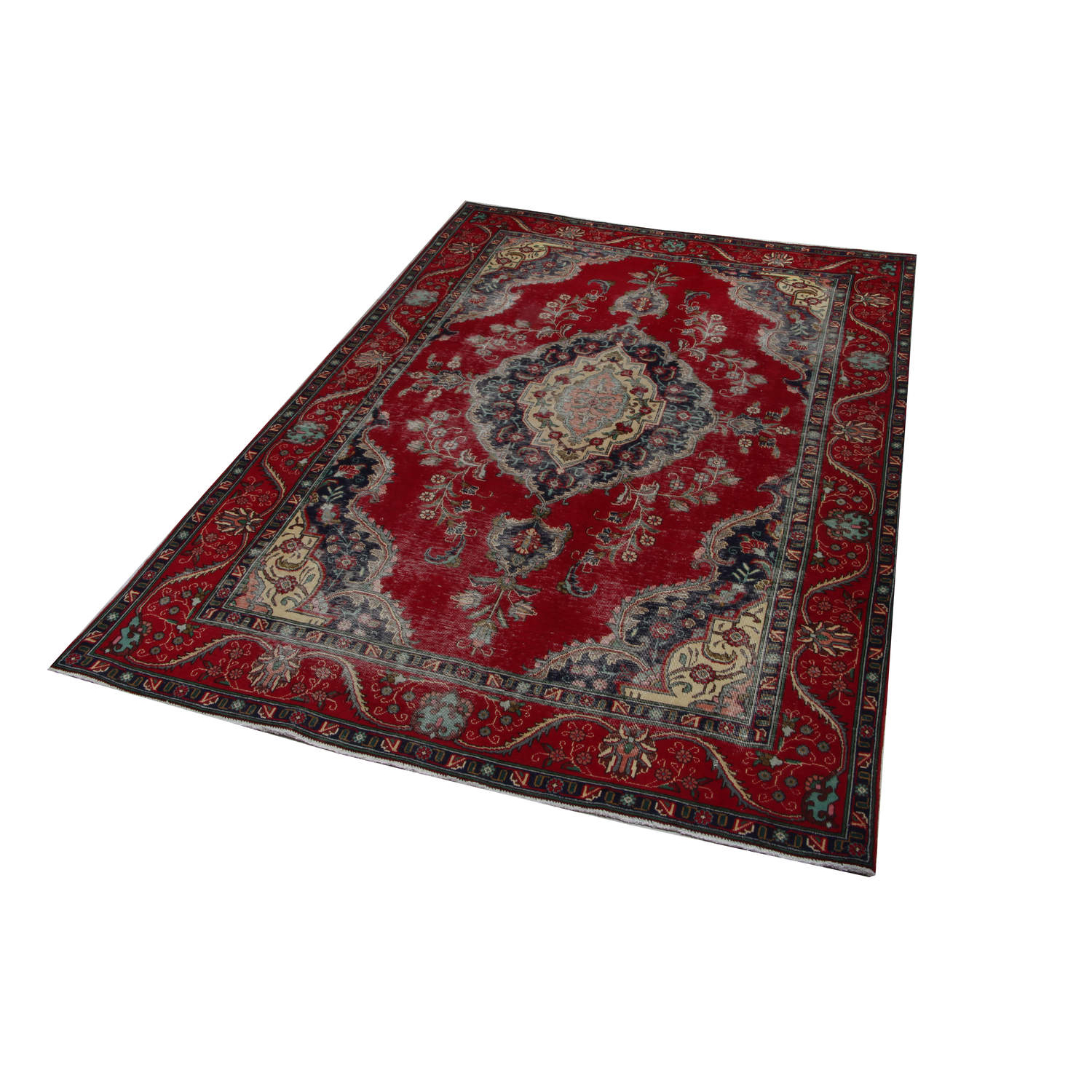 Persisk Matta Arkiio Tabriz Vintage Original 233x337