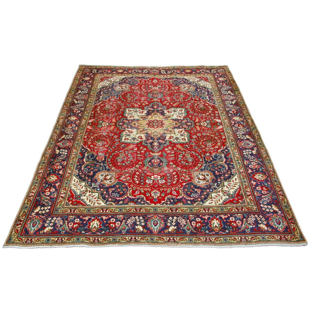 Persisk Matta Arkiio Tabriz Vintage Original 255x352