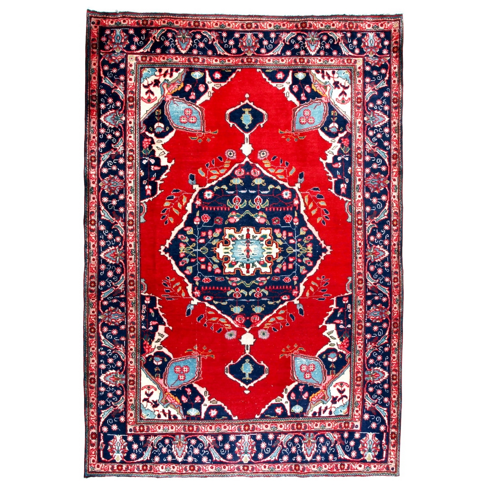 Persisk Matta Arkiio Tabriz Vintage Original 195x285