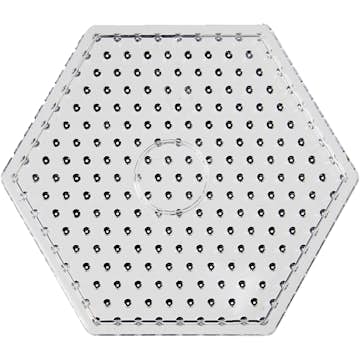 Pärlplattor Creativ Company Transparent Hexagon Jumbo 1 St