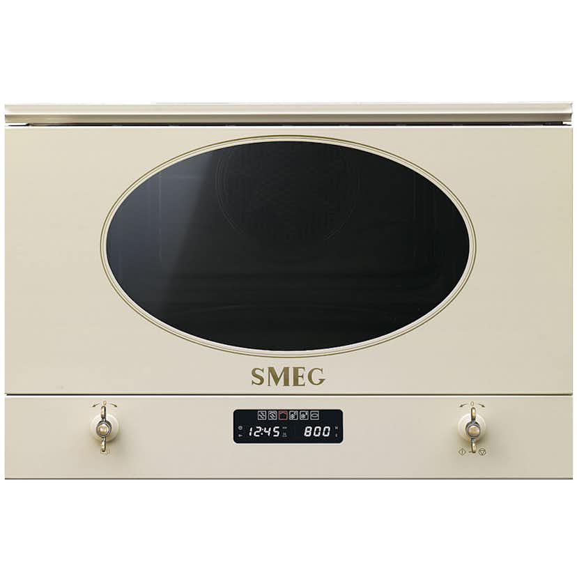 Inbyggnadsmikro Smeg MP822 Creme