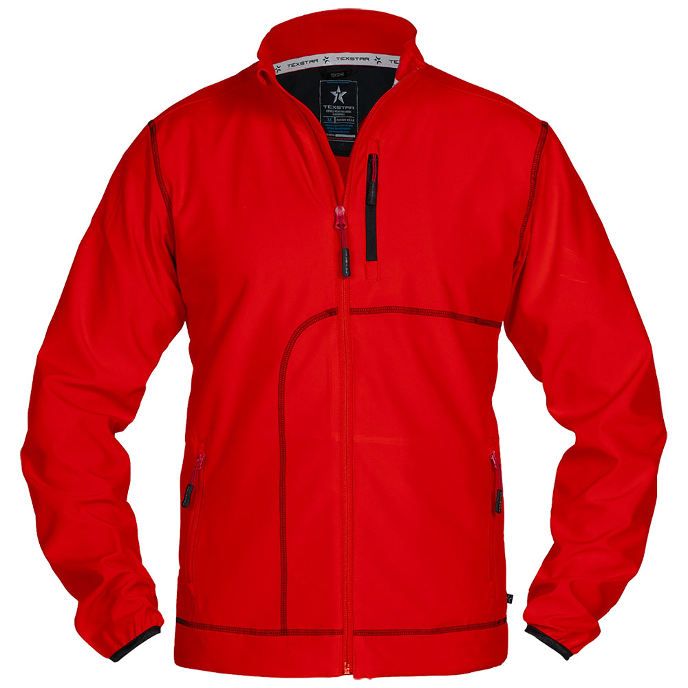 Softshelljacka Texstar FJ58 Storlek: L, Röd