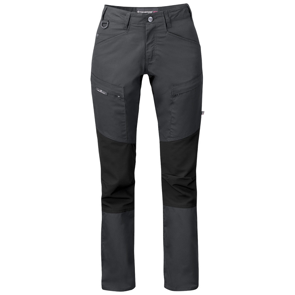 Byxa Dam Texstar WP25 Storlek: 32/34, Grå/Svart