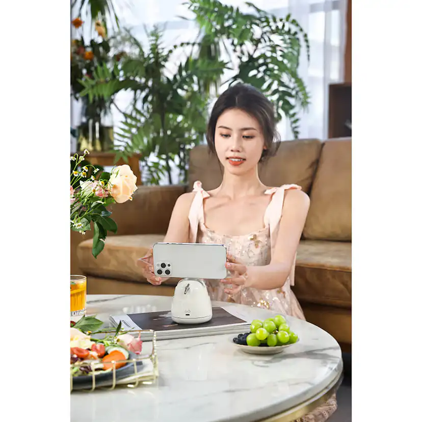 Telefonhållare Hohem Ai Auto Tracking Holder Go 2-axis Ai Tracking White