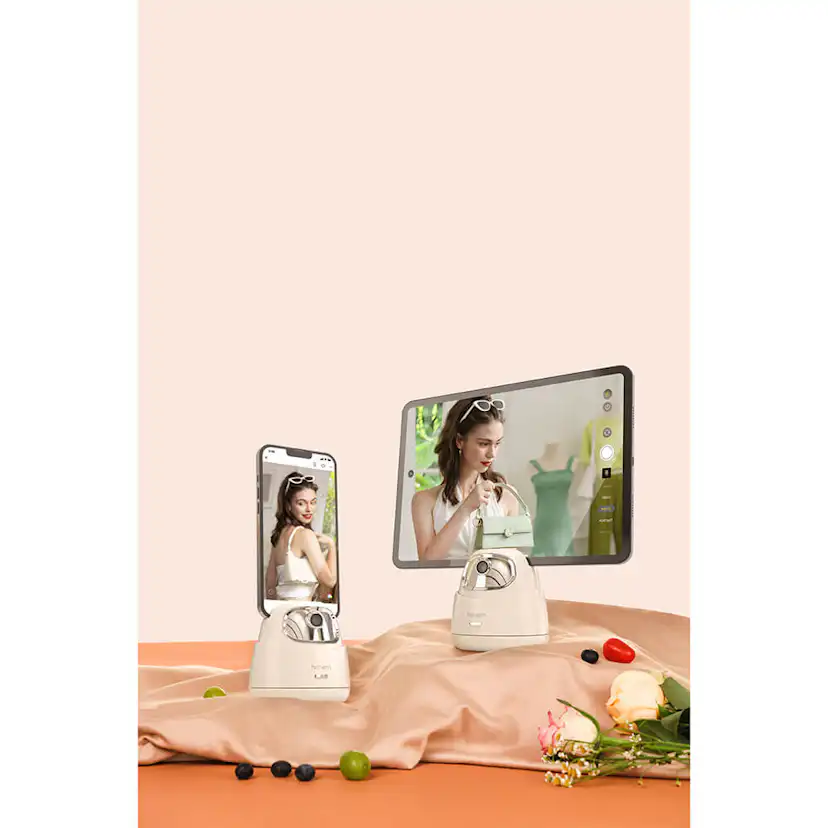 Telefonhållare Hohem Ai Auto Tracking Holder Go 2-axis Ai Tracking White