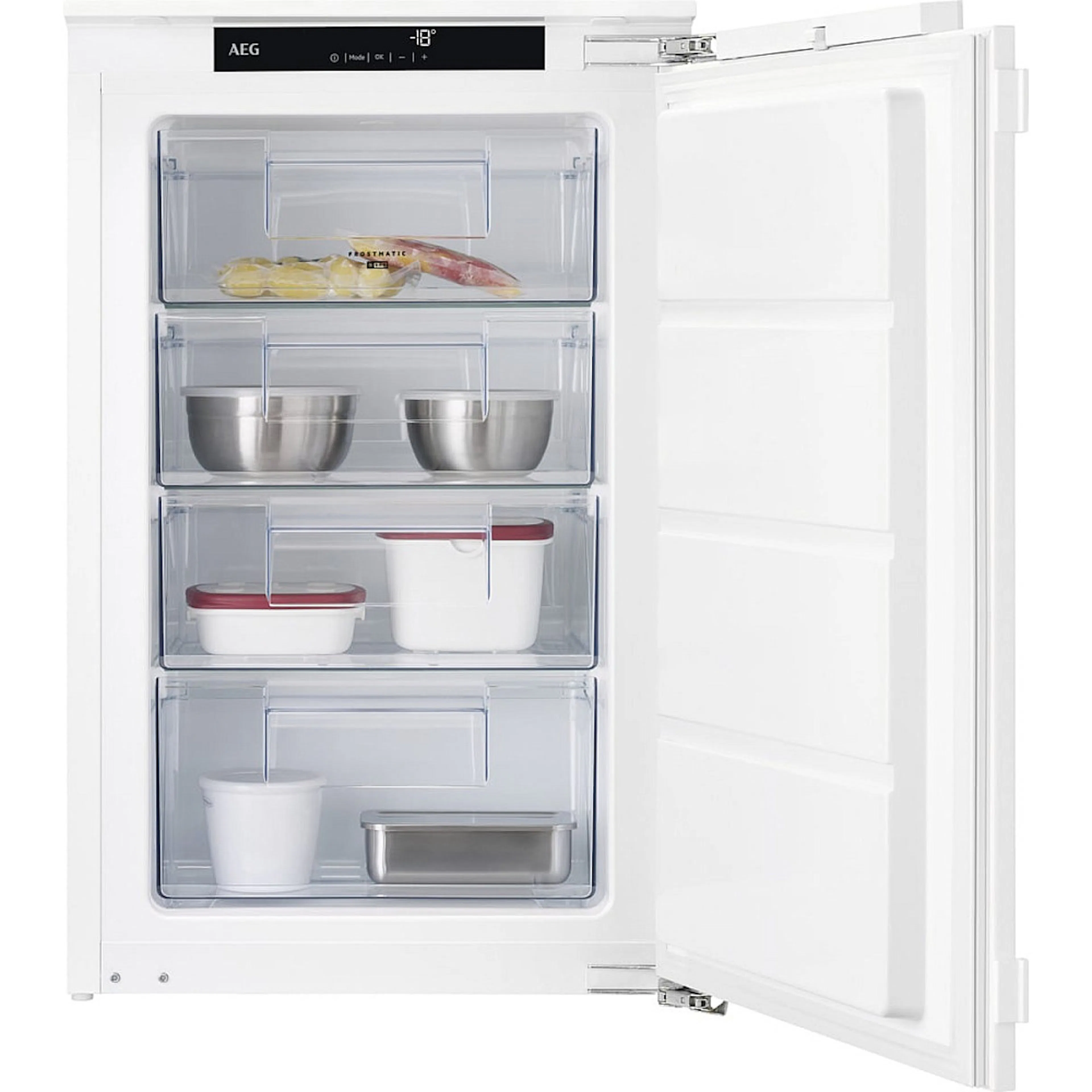Integrerad Frys AEG TAB6L88EF med LowFrost-teknik och Frostmatic