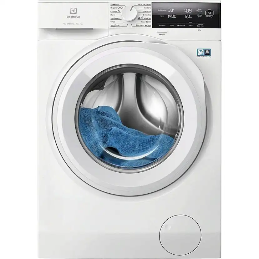 Frontmatad Tvättmaskin Electrolux EFI731V84V SteamCare Vit