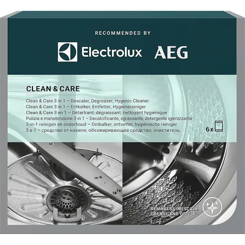 3 i 1 Rengöringsmedel Electrolux M2GCP601 för Tvättmaskin och Diskmaskin