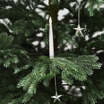 Julgransljus Nordic Winter 20 st med Hållare och Fjärrkontroll