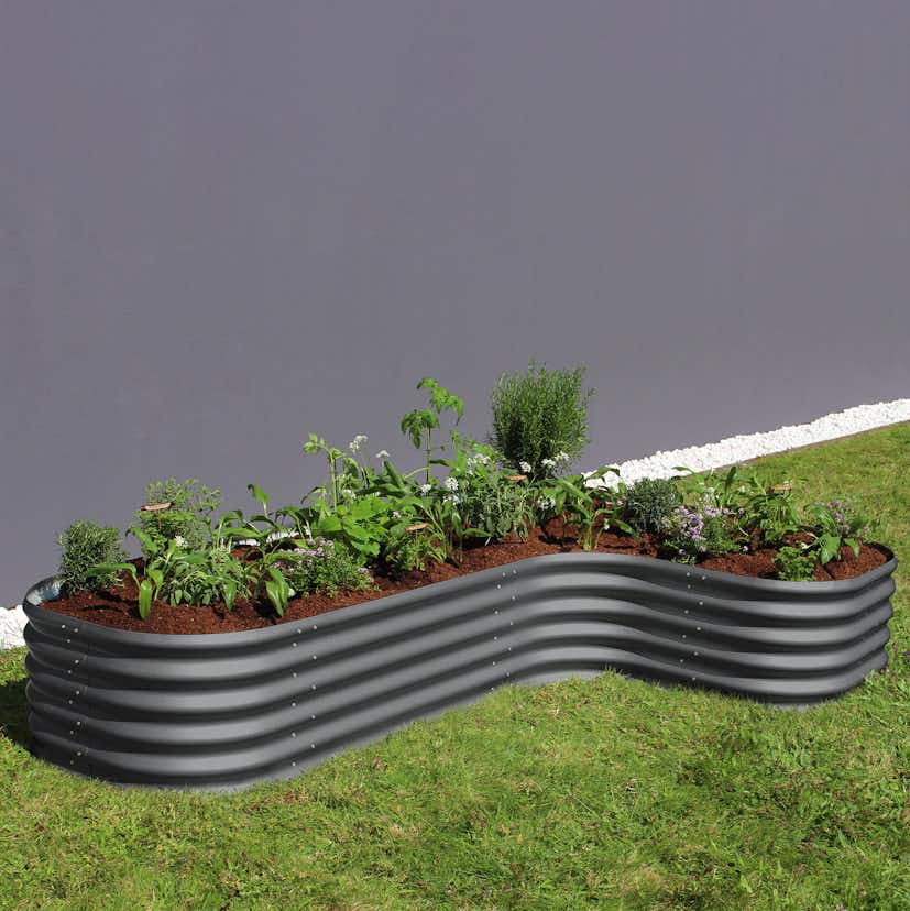 Odlingskant Vitavia Curve 401 Antracit