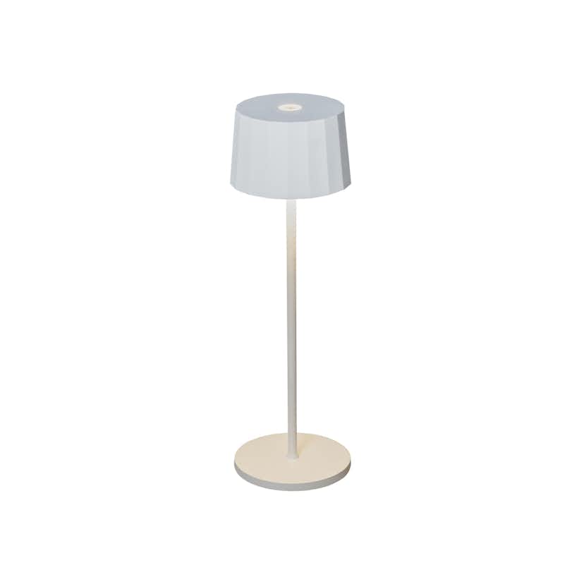 Bordslampa Gnosjö Konstsmide Positano USB Vit