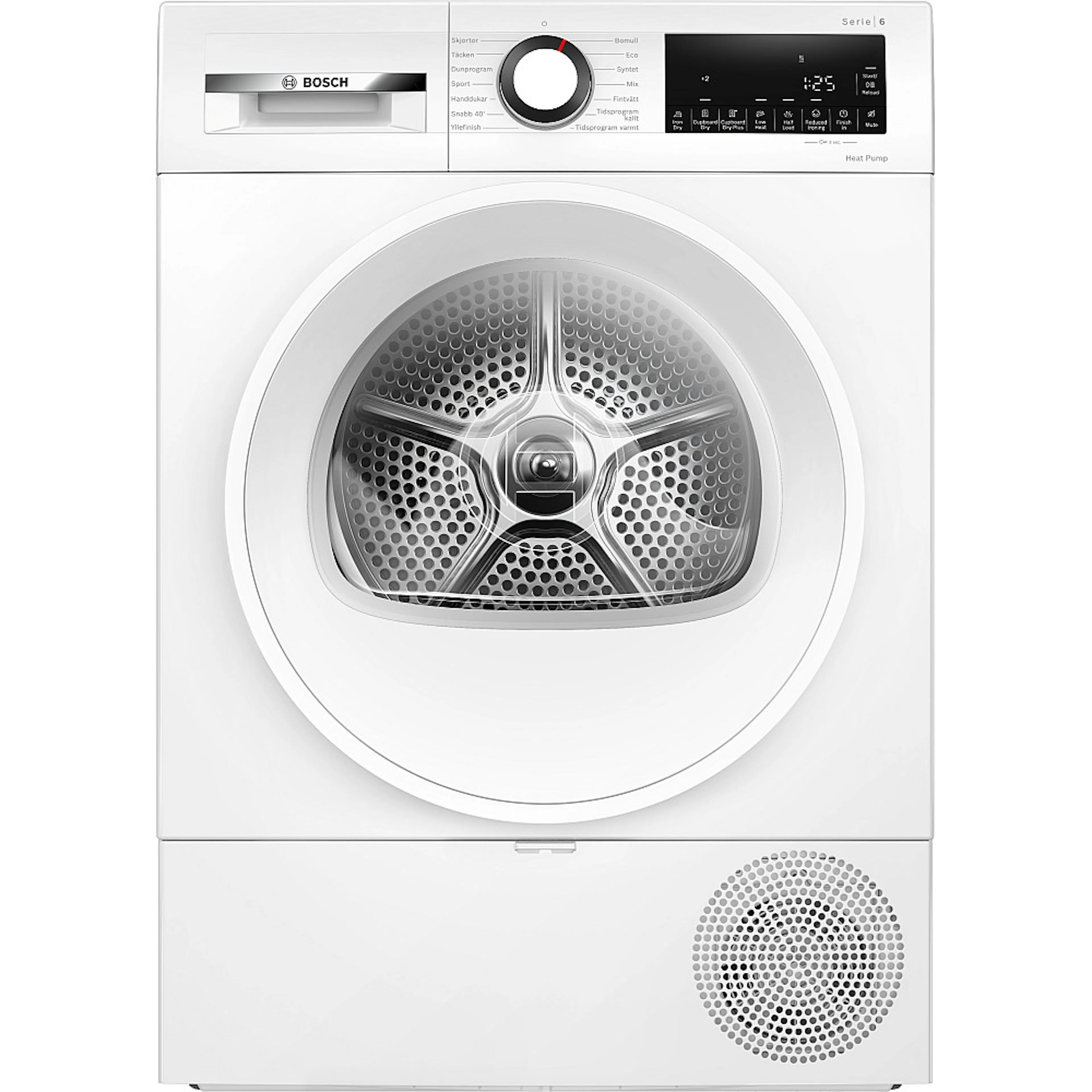 Värmepumpstumlare Bosch Serie 6 WQG2320LSN Energieffektiv Vit
