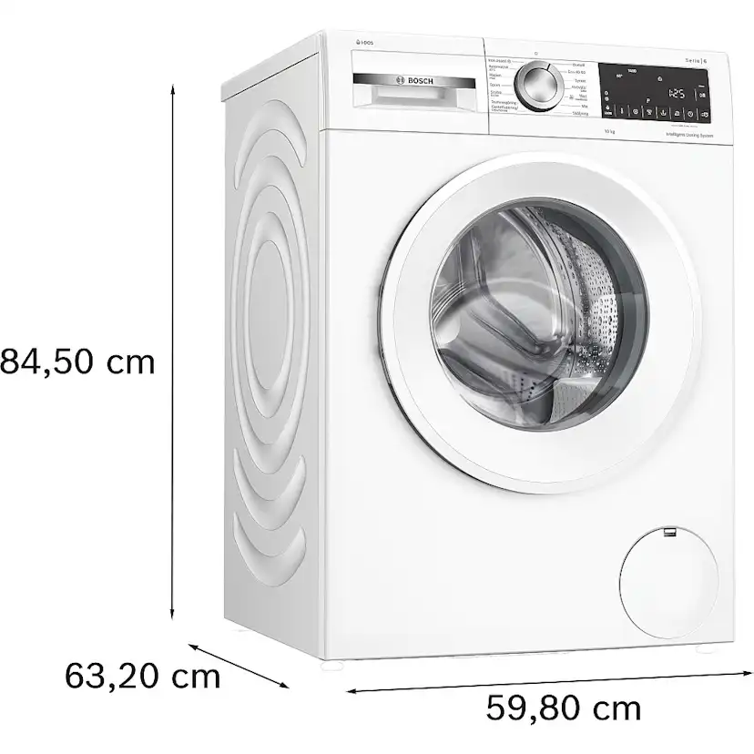 Frontmatad Tvättmaskin Bosch Serie 6 WGG254FLSN Perfekt för Stora Hushåll