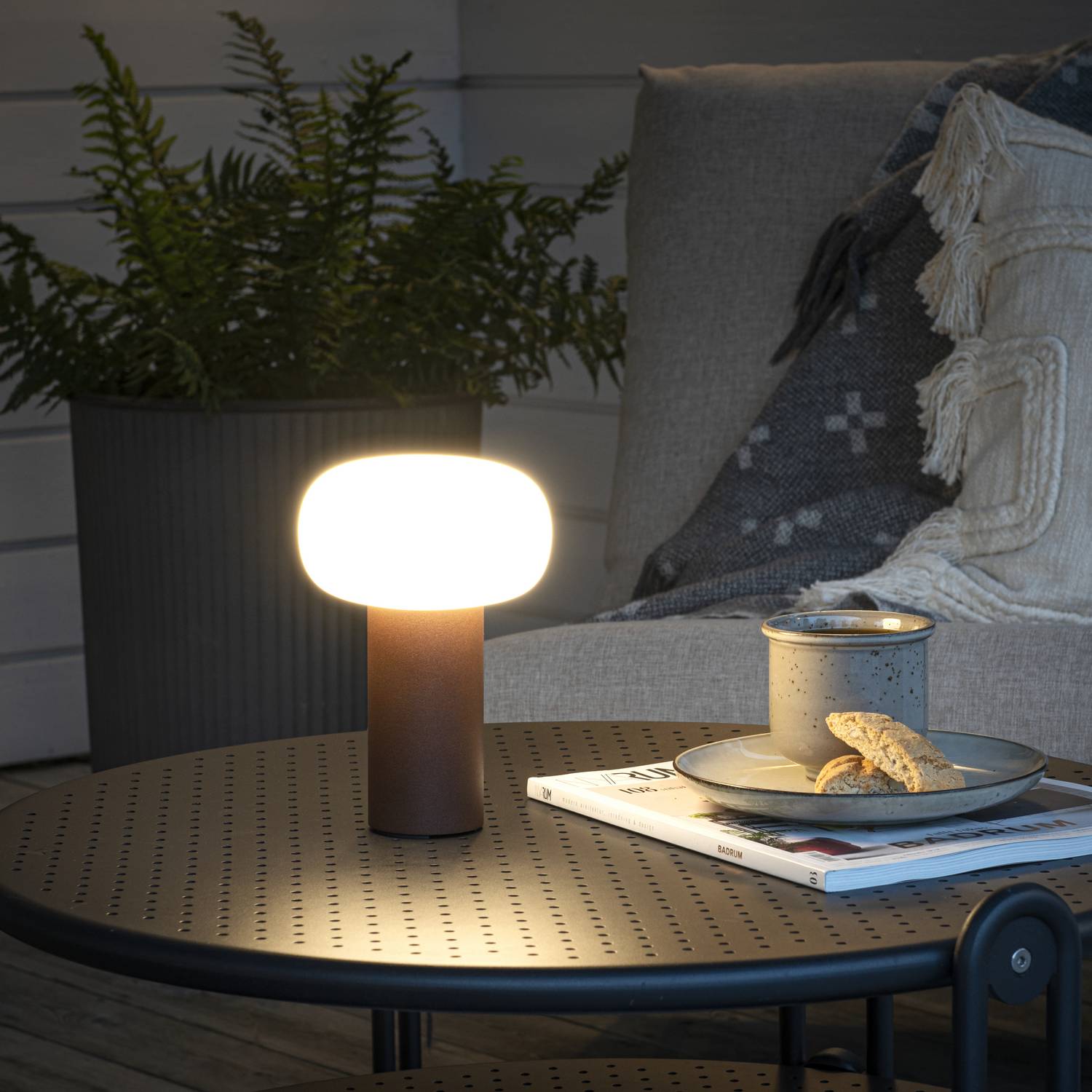 Bordslampa Gnosjö Konstsmide Antibes USB