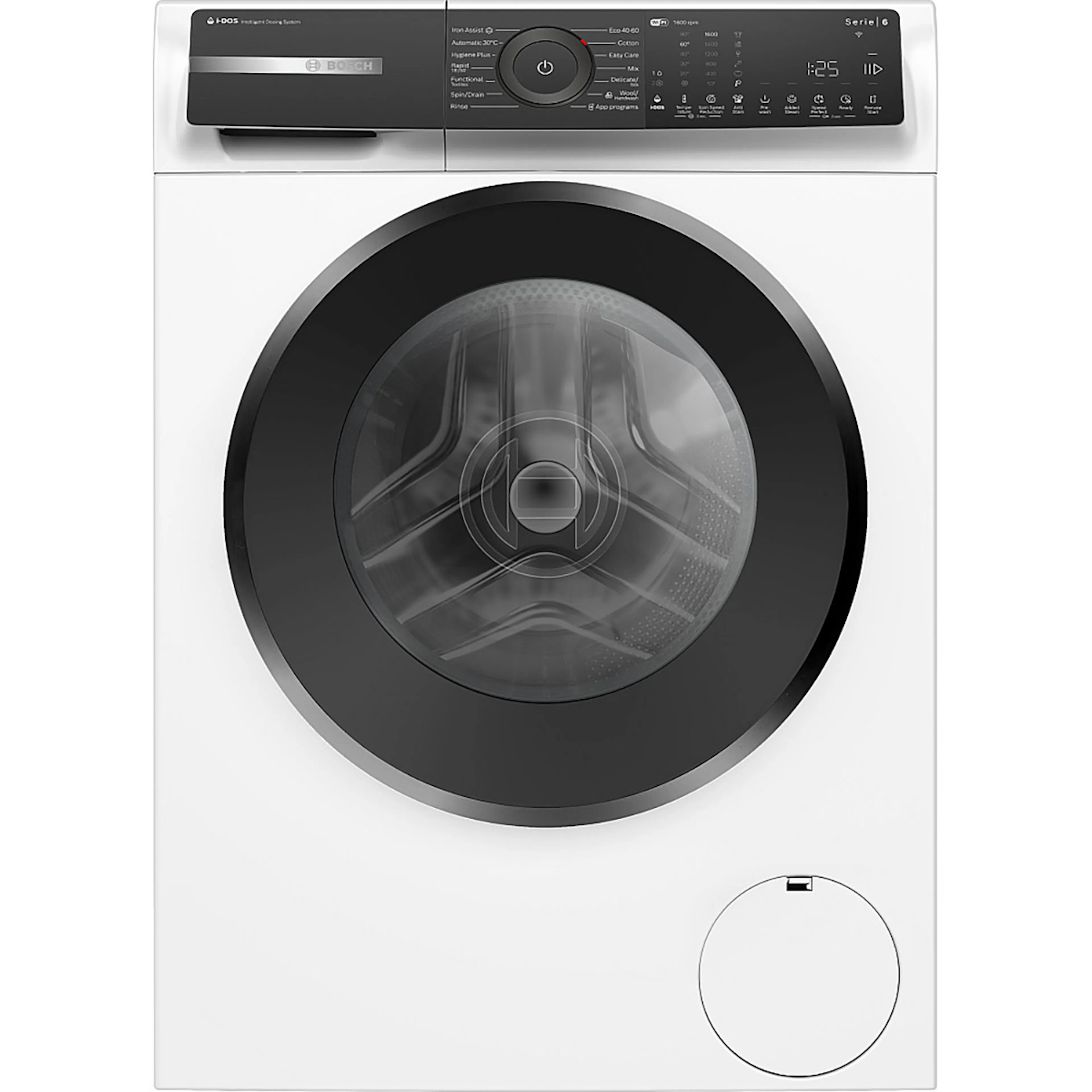 Frontmatad Tvättmaskin Bosch WGH256AESN Serie 6 Vit