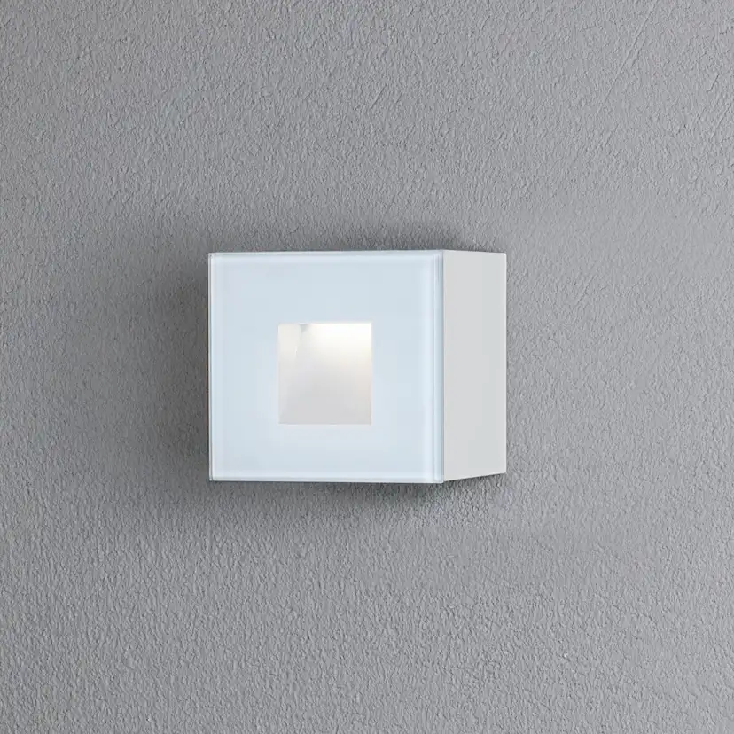 Vägglykta Gnosjö Konstsmide Chieri 1,5W LED Kvadrat