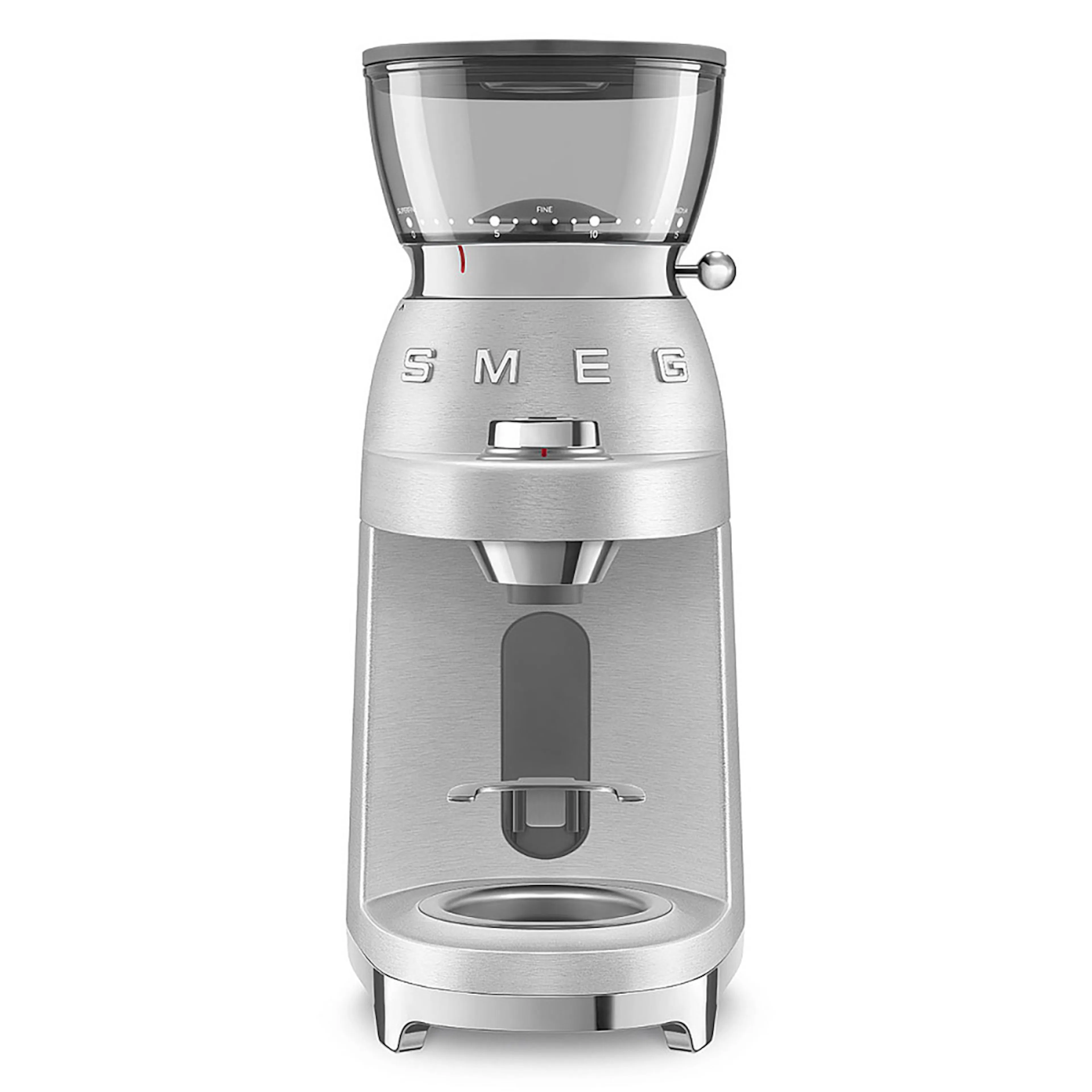 Kaffekvarn Smeg CGF02SSEU Semiproffessionell i Rostfri Design