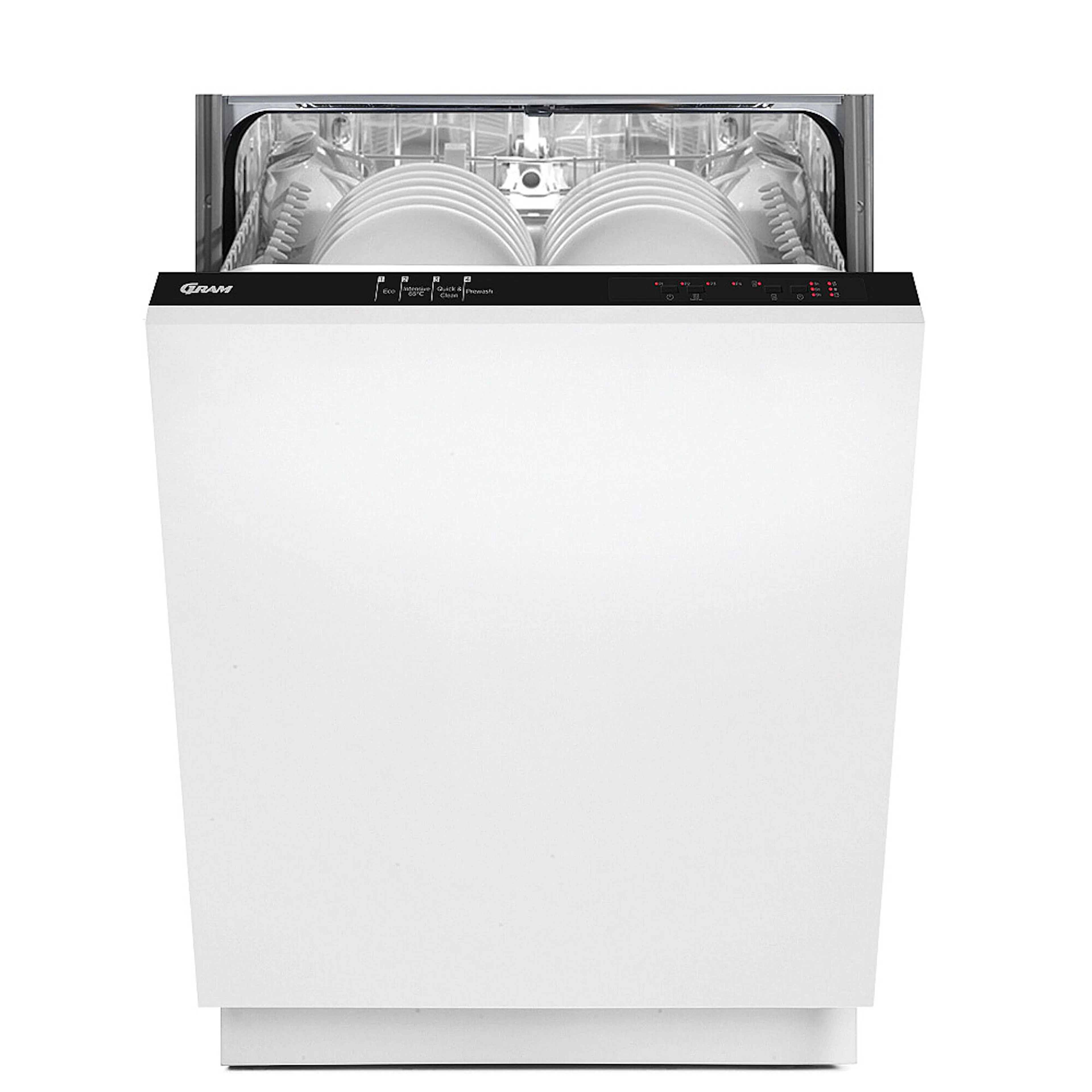 Integrerad Diskmaskin Gram OMI 610090 T med AquaStop